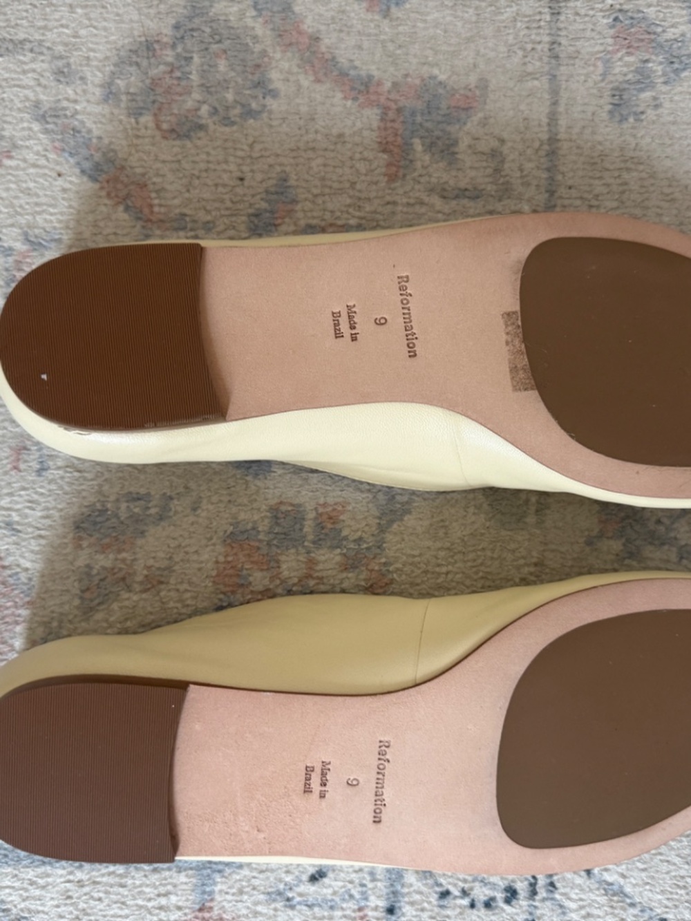 Reformation Cream Ballet Flats - Picture 3 of 3